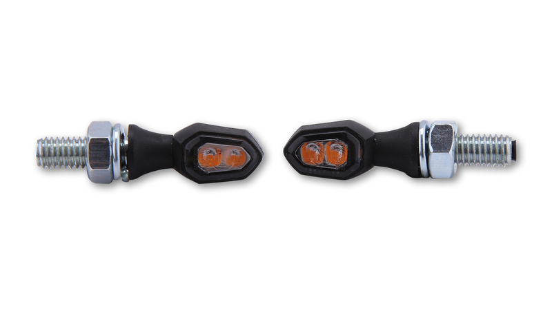 Clignotant LED HIGHSIDER smart Crumb homologué - verre fumé - la paire 
