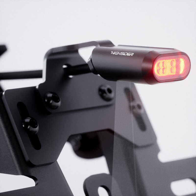 Support de plaque HIGHSIDER pro Akron-RS-X - Yamaha