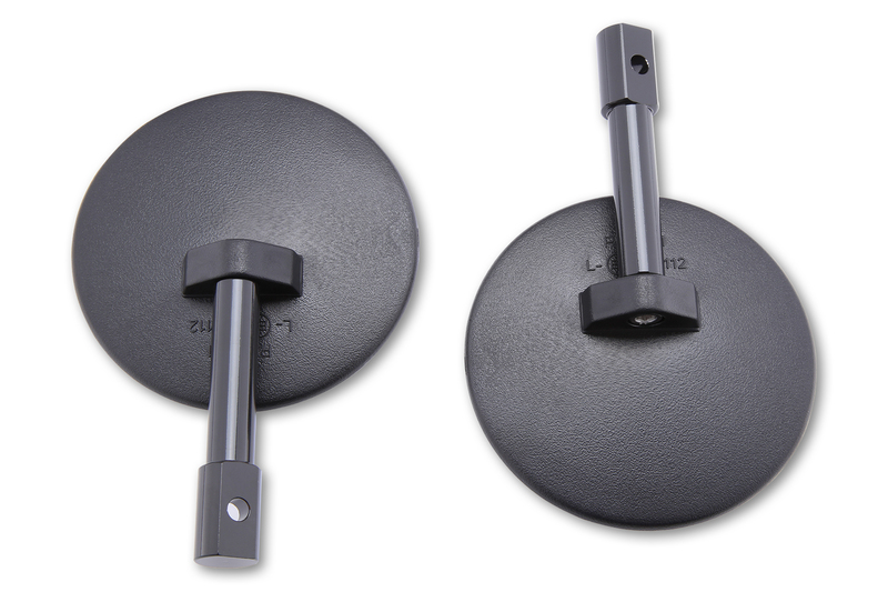 Rétroviseur d'embout de guidon HIGHSIDER smart Superbike  - noir 