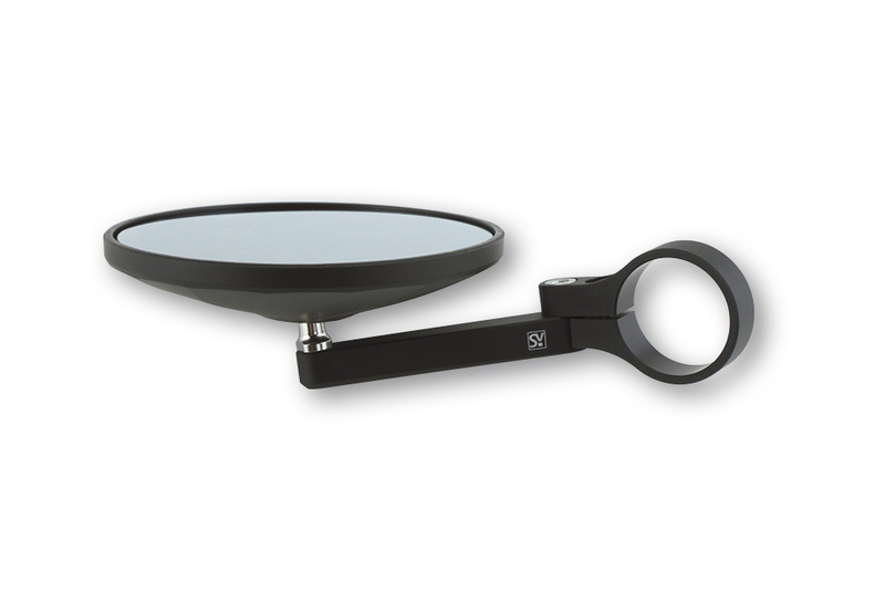 Rétroviseur d'embout de guidon HIGHSIDER smart Ponza  - noir 