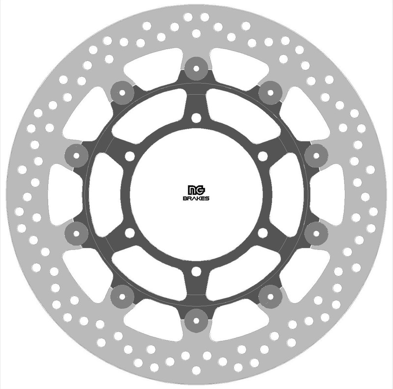 Disque de frein NG BRAKES rond flottant 