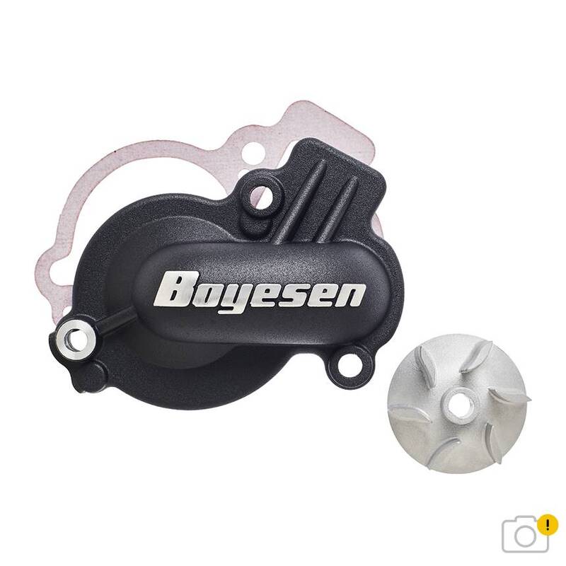 Couvercle de pompe à eau + turbine BOYESEN SuperCooler - noir 