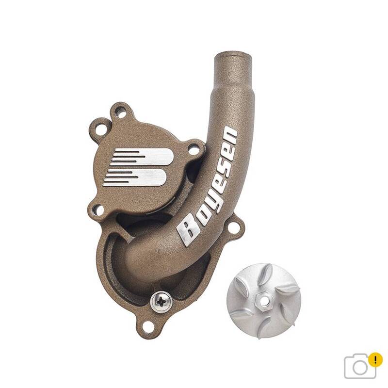 Couvercle de pompe à eau + turbine BOYESEN SuperCooler - magnésium 