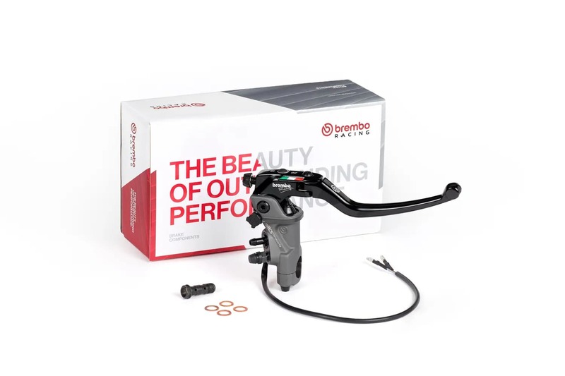 Maître-cylindre de frein BREMBO UPGRADE Pr17 RCS Corsacorta levier long repliable 