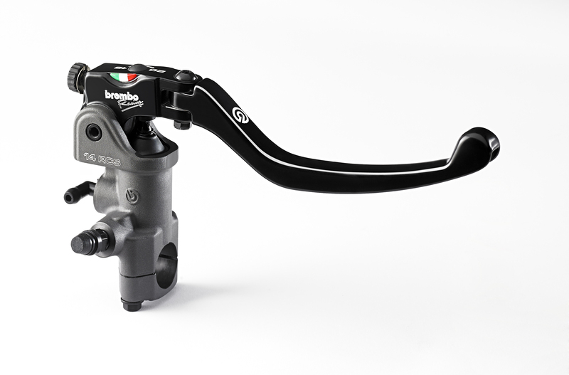 Maître-cylindre de frein BREMBO UPGRADE Pr14 RCS levier long repliable 