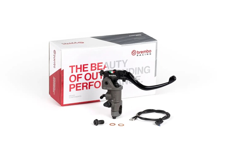 Maître-cylindre de frein BREMBO UPGRADE Pr15 RCS levier court repliable 