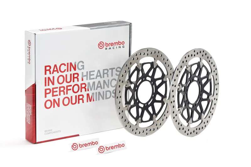 Disques de frein BREMBO UPGRADE T-Drive rond flottant - la paire 