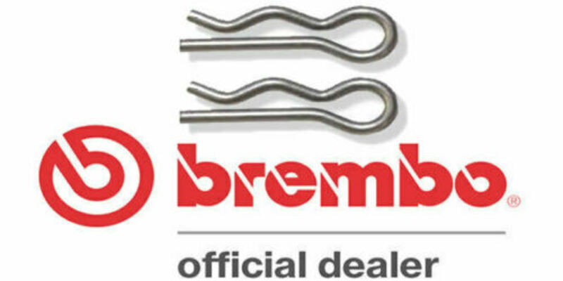 Pack de 20 clips BREMBO UPGRADE pour axe de plaquette 