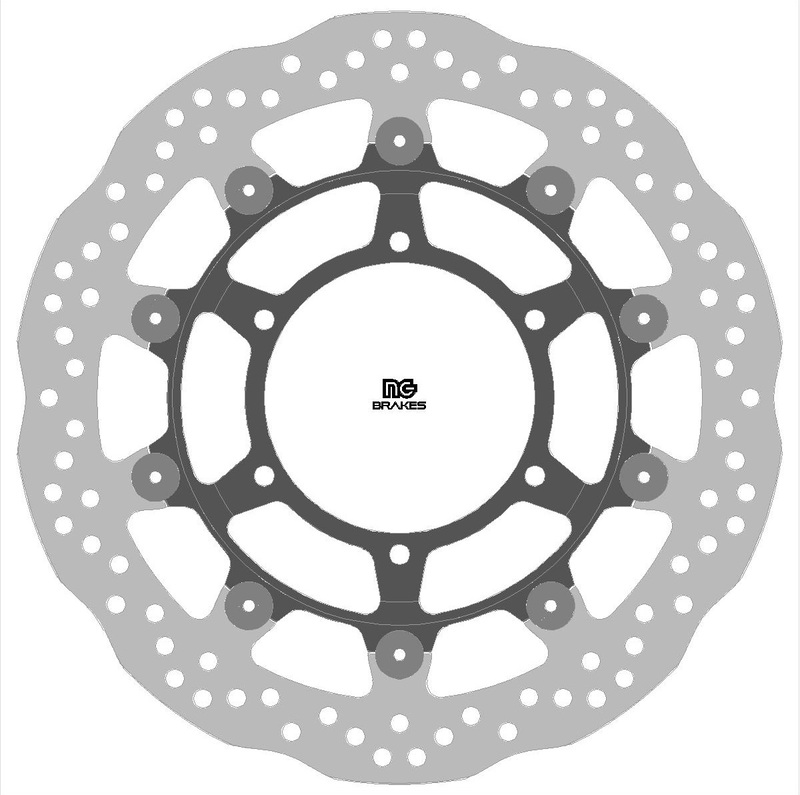 Disque de frein NG BRAKES rond flottant 