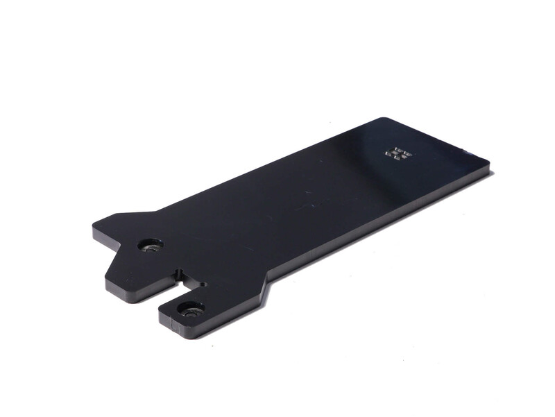 Plaque de protection de biellette AXP PEHD 8mm - noir