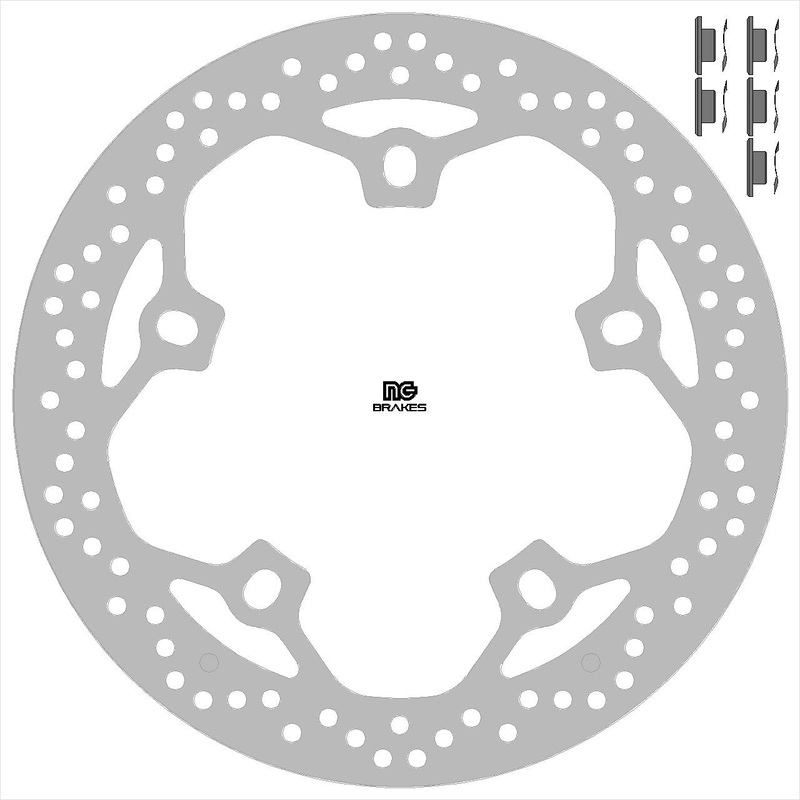 Disque de frein NG BRAKES rond flottant 
