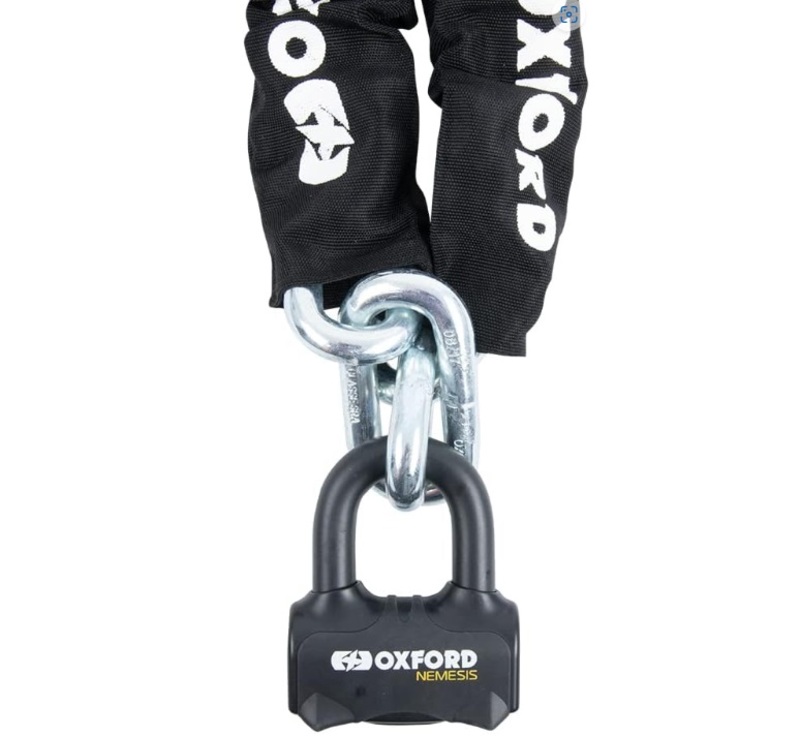 Antivol à chaîne OXFORD Nemesis 16 mm avec chaîne de 2,0 m 