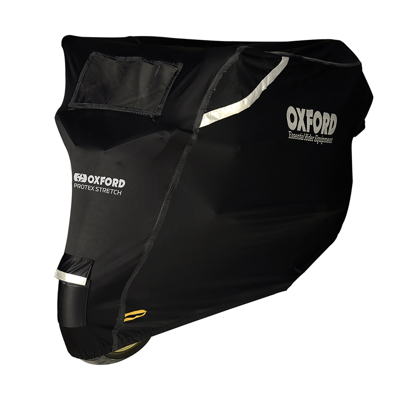 Housse de protection extérieur OXFORD Protex Stretch noir - moto / scooter - S 