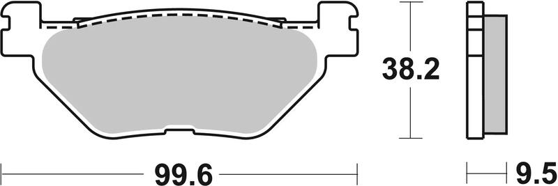 Plaquettes de frein BREMBO carbone céramique - 07YA3908 