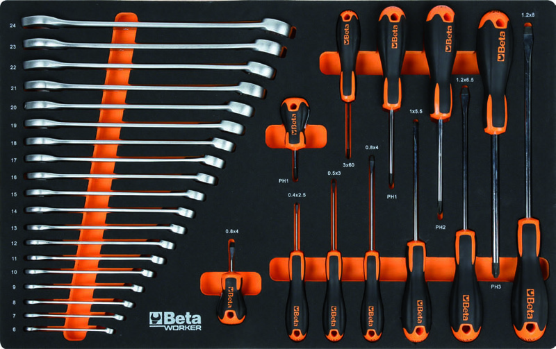 Composition de 189 outils BETA WORKER 