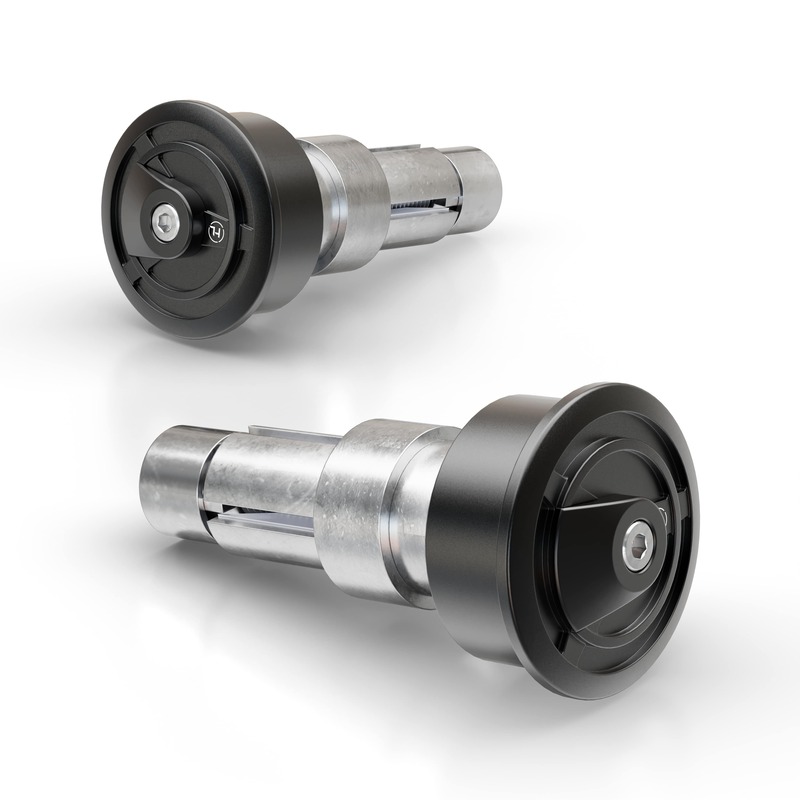 Embouts de guidon HIGHSIDER pro ENTERPRISE-EP1 - noir