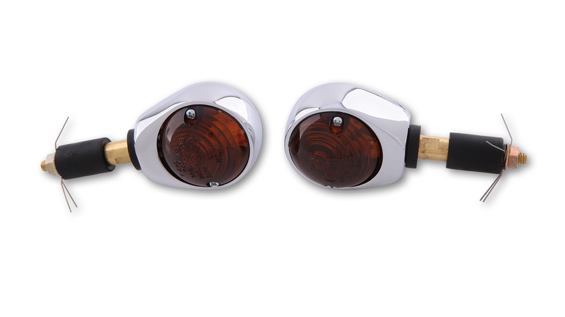 Clignotant de guidon HIGHSIDER smart OCHSENAUGE - verre fumé 