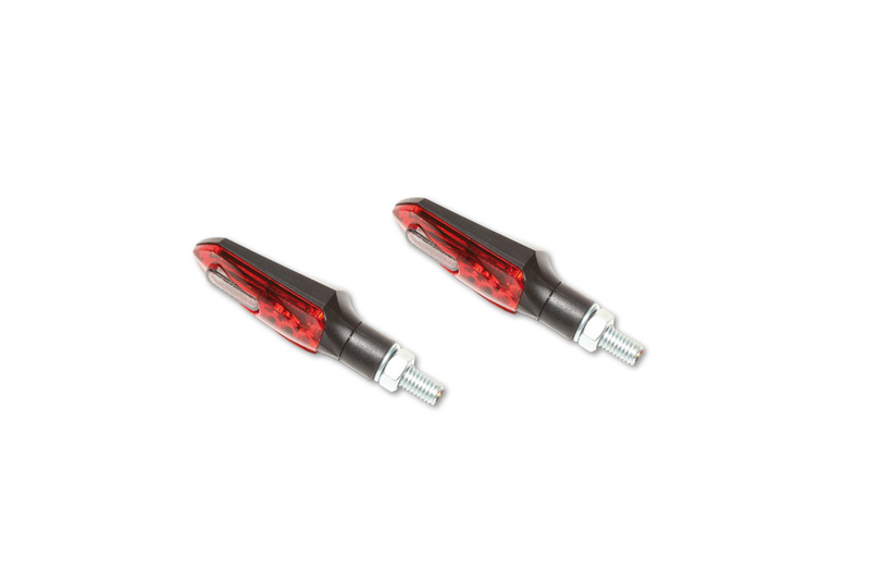 Clignotants LED HIGHSIDER smart ARROWHEAD 3in1 feu arrière/feu de stop - teinté / rouge 