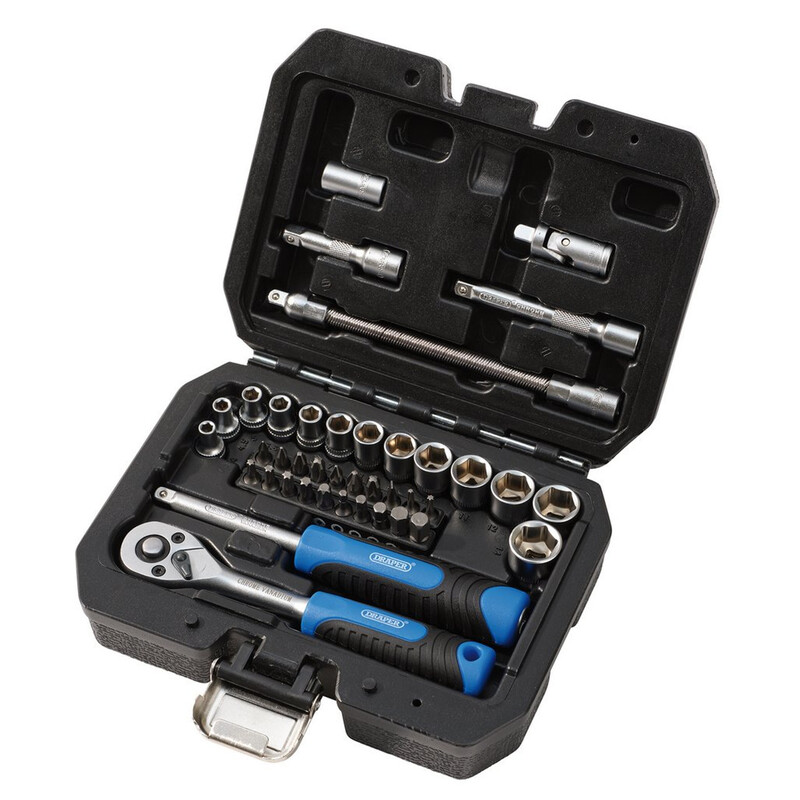 Jeu de douilles et d'embouts métriques DRAPER HI-TORQ® - 1/4