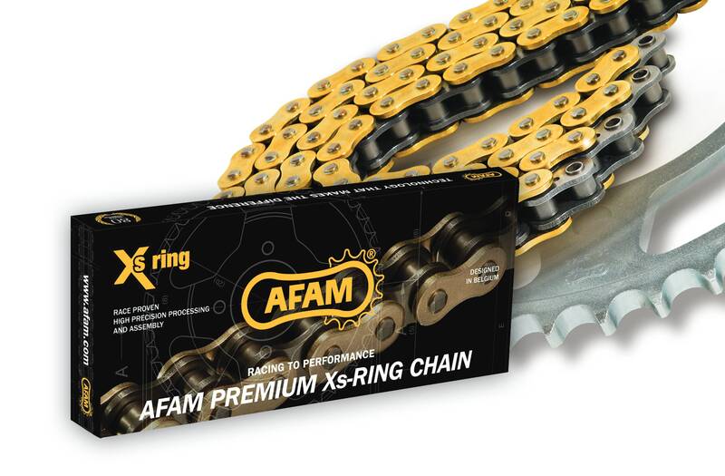 Kit chaîne AFAM 525XSR2 15/44 super-renforcé - couronne standard 
