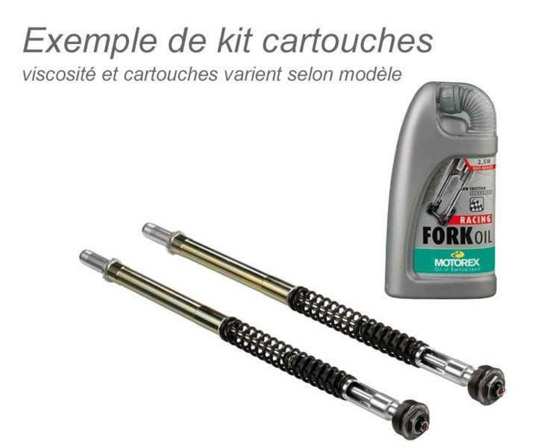 Kit ressort de fourche BITUBO tarage 1,0 avec huile de fourche MOTOREX Suzuki GSR750 