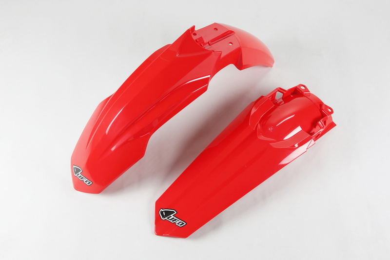 Kit garde-boue avant & arrière UFO couleur origine rouge Honda CRF450R 