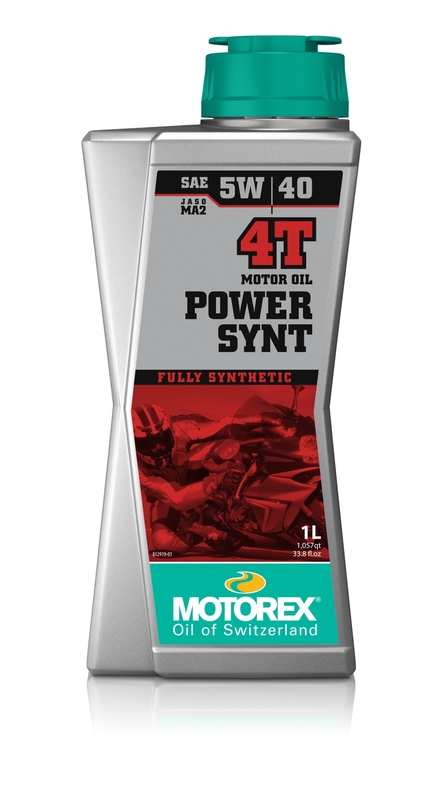 Huile moteur MOTOREX Power Synt 4T - 5W40 10x1L 