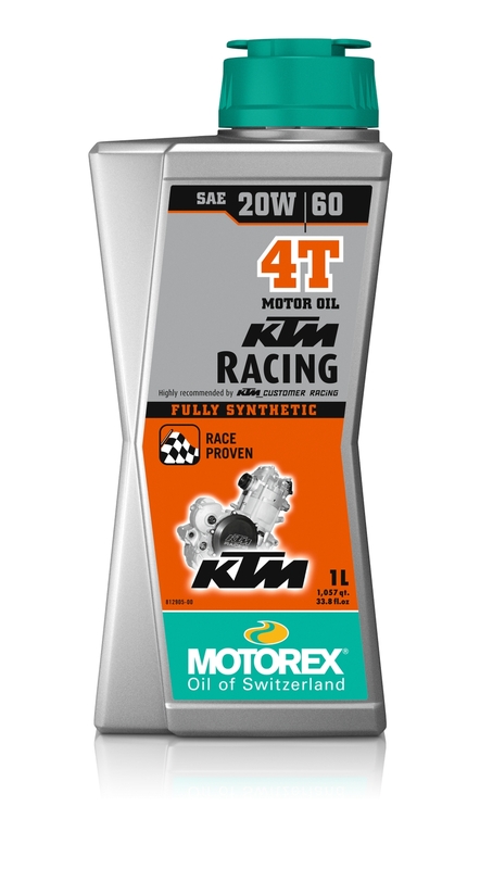 Huile moteur MOTOREX KTM Racing 4T - 20W60 10x1L 