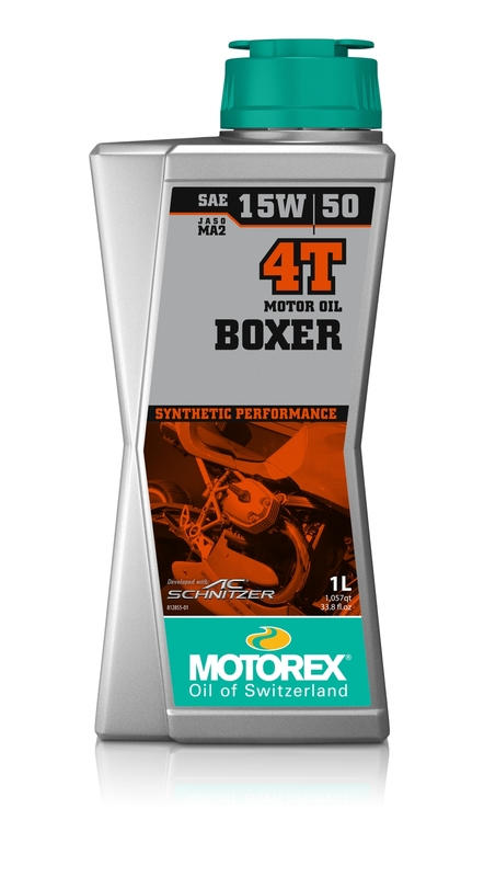 Huile moteur MOTOREX Boxer 4T - 15W50 10x1L 