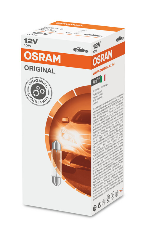 Ampoule OSRAM Original Line 12V 10W - x10 