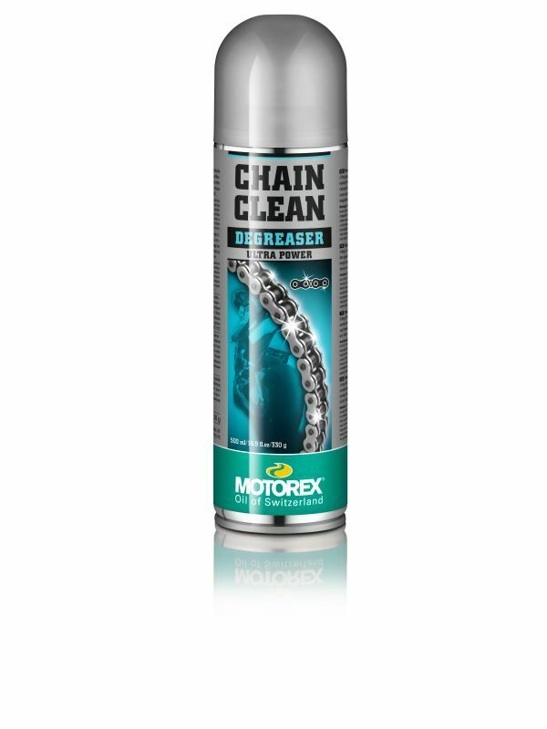 Nettoyant chaîne MOTOREX Chain Clean - Spray 500 ml x12 