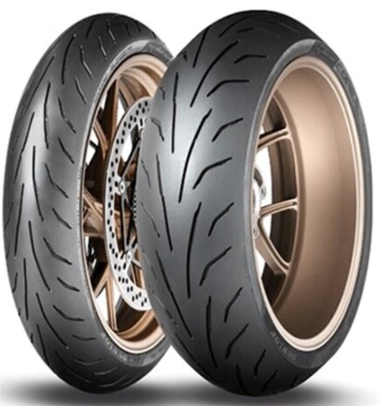 Train de pneus DUNLOP QUALIFIER CORE (120/70ZR17+180/55ZR17) 