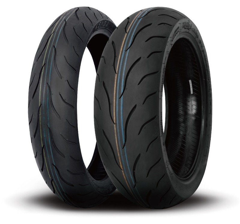 Train de pneus KENDA KM1 (120/70 ZR 17+180/55 ZR 17) 