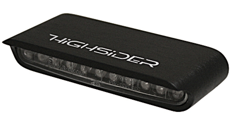 Clignotants LED HIGHSIDER pro - Stripe - noir/translucide - homologué E - la paire 