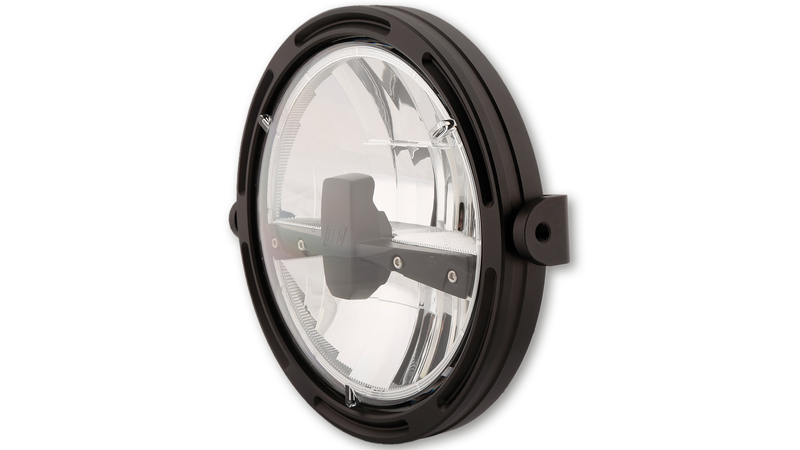 Feu avant LED HIGHSIDER pro Frame-R1 Type 3 - 7 pouces - fixation latérale - noir 