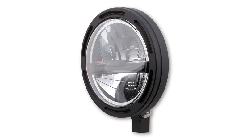 Feu avant LED HIGHSIDER pro Frame-R2 Type 5 - 5 3/4 pouces - fixation inférieure - noir 