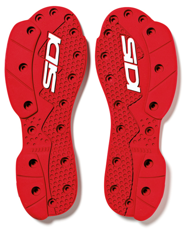 Semelles SIDI SMS Supermotard Soft - rouge 47/48 