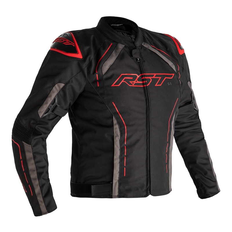 Veste RST S-1 textile - noir/gris/rouge 