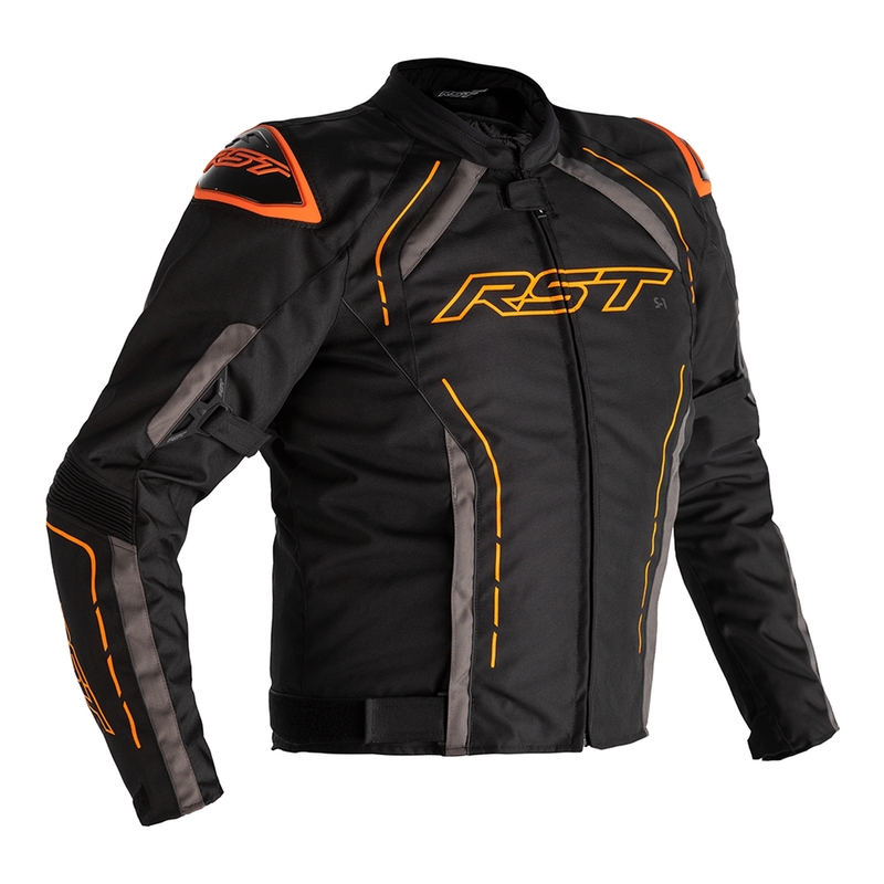 Veste RST S-1 textile - noir/gris/orange 