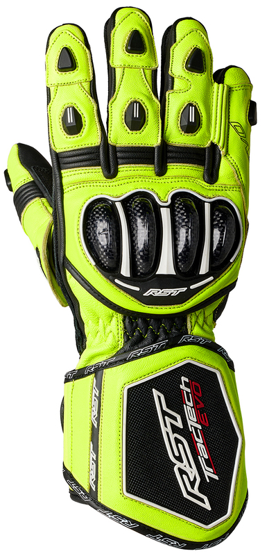 Gants RST TracTech Evo 4 - jaune fluo/noir 