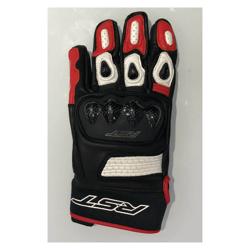 Gants RST Freestyle II cuir - rouge 