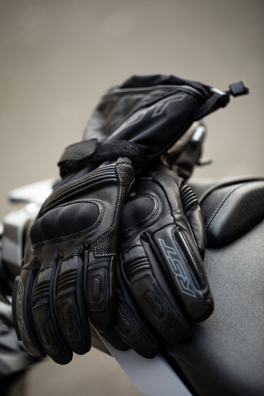 Gants RST Paragon 6 Waterproof cuir - noir 
