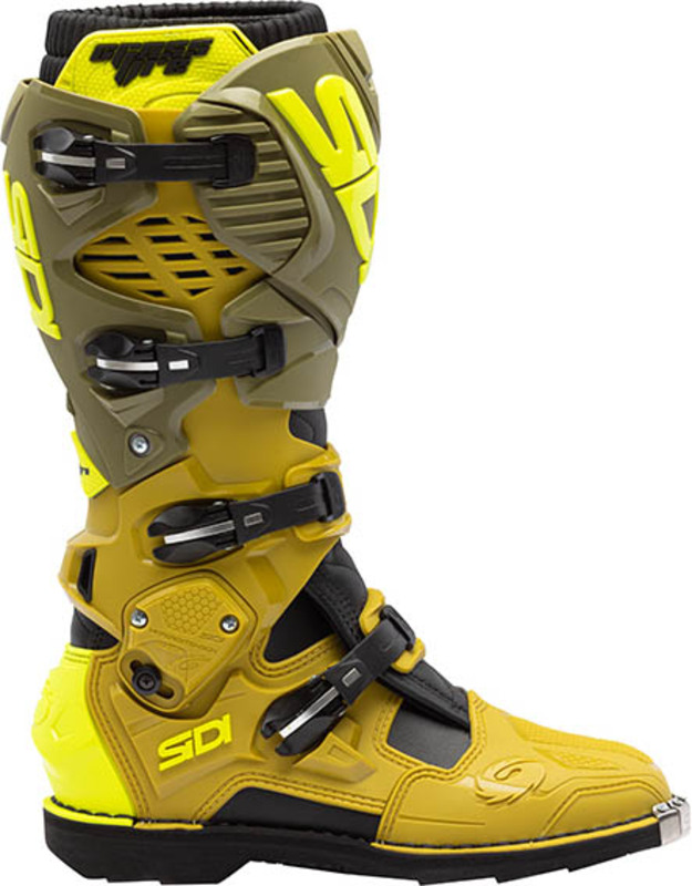 Bottes SIDI Crossfire 3 - vert olive/jaune