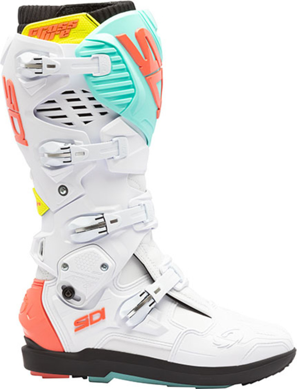 Bottes SIDI Crossfire 3 SRS - blanc/Mint/Coral 