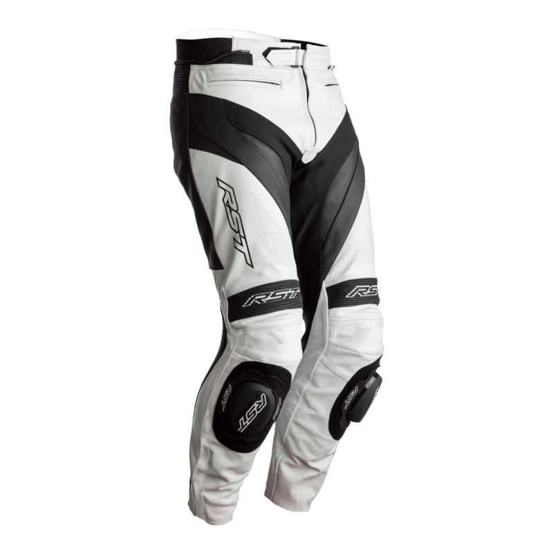 Pantalon RST Tractech Evo 4 CE cuir - blanc/noir taille XL