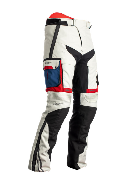 Pantalon RST Adventure-X CE femme textile - Ice/bleu/rouge