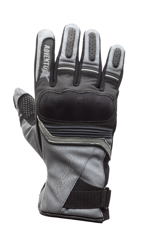 Gants RST Adventure-X CE cuir - gris 