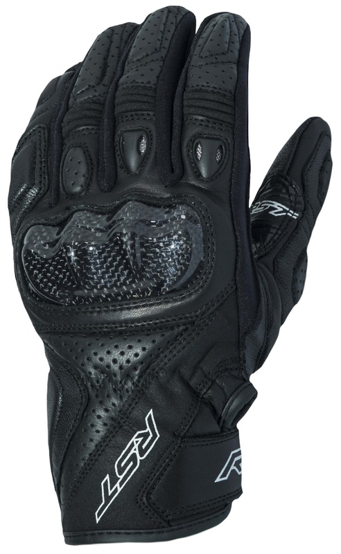 Gants RST Stunt 3 CE cuir/textile - noir 