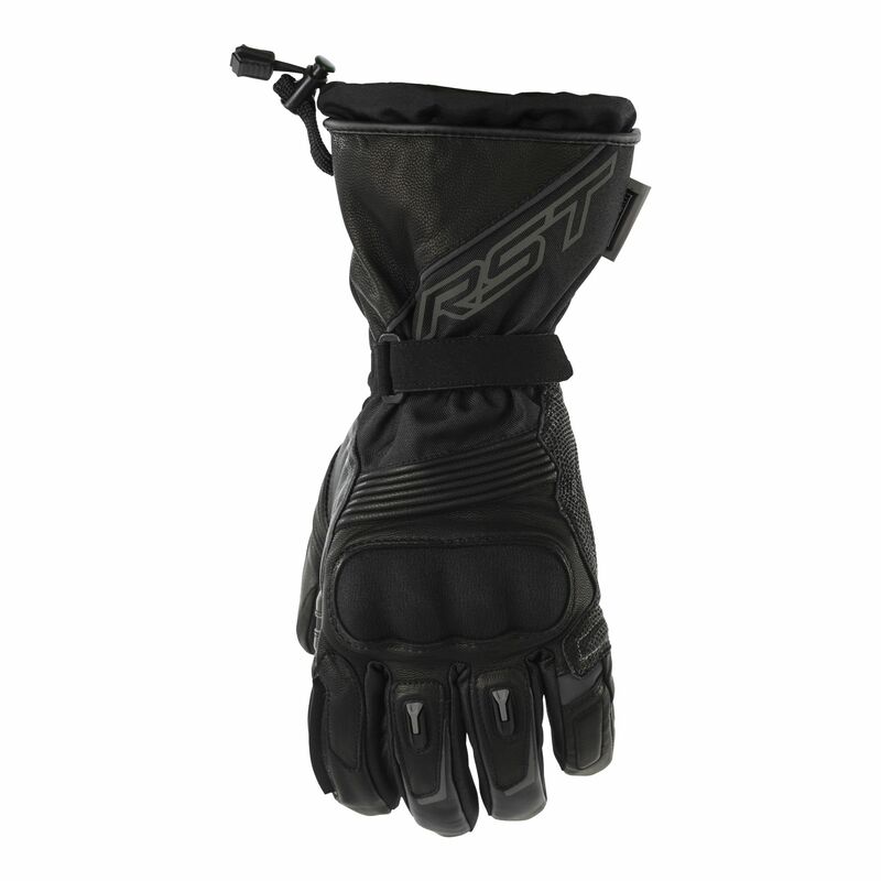 Gants RST Paragon Waterproof CE femme cuir/textile - noir taille S 