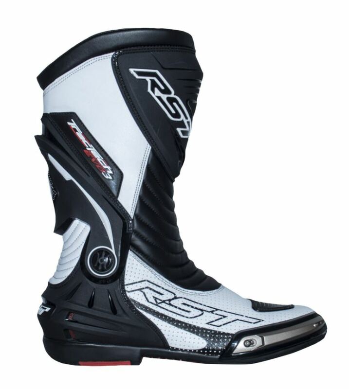 Bottes RST TracTech Evo 3 CE cuir - blanc taille 42 
